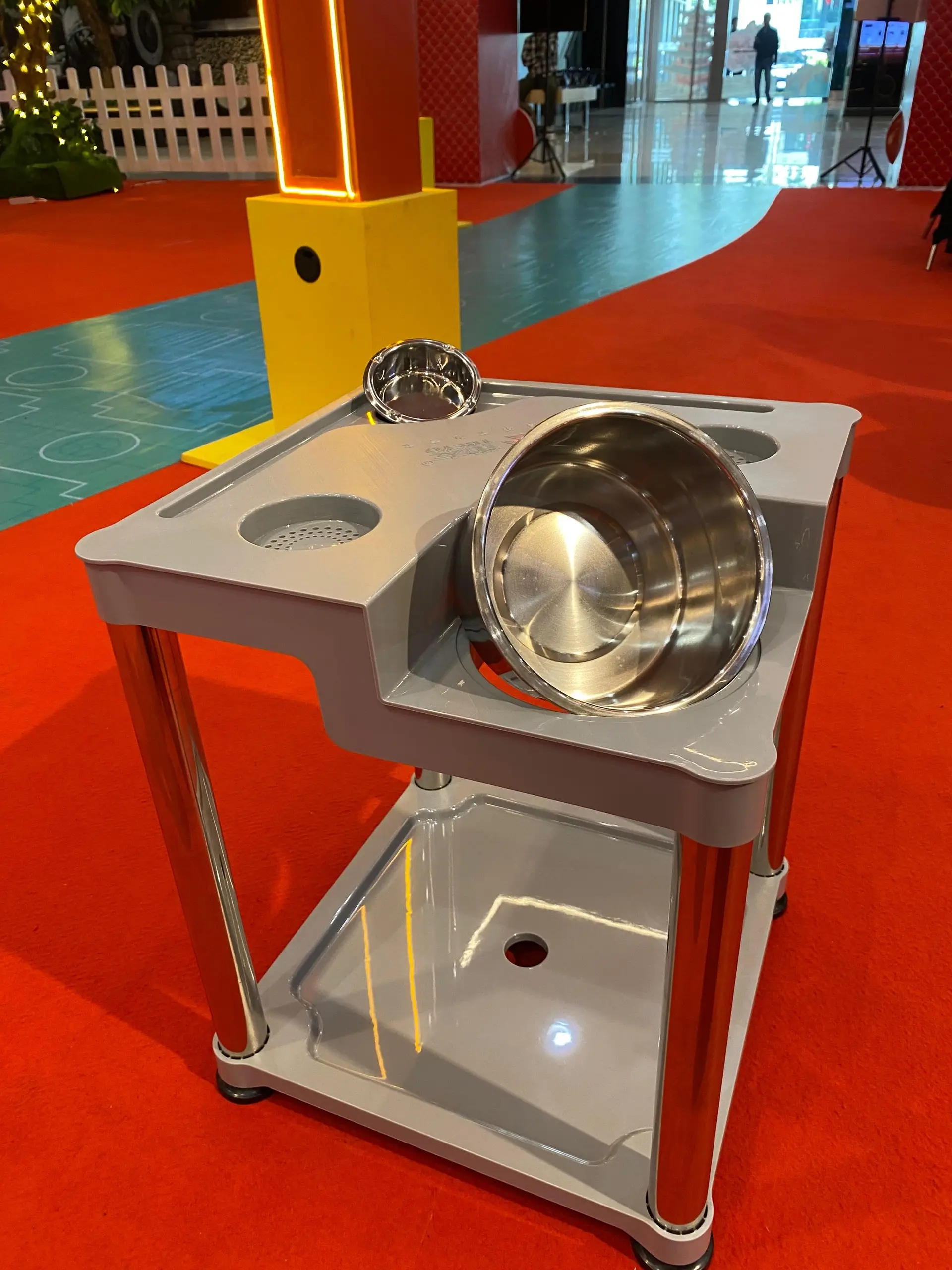 Silver Sidetable
